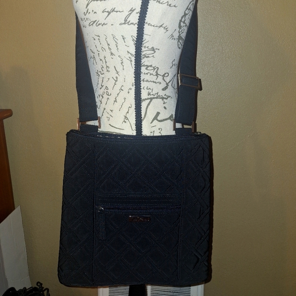 Vera Bradley Hipster Crossbody Messenger Bag EUC